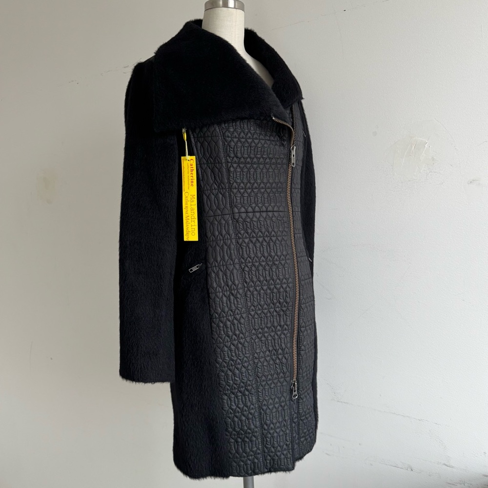 Catherine Malendrino Fur Quilted Coat - Picture 2 of 16